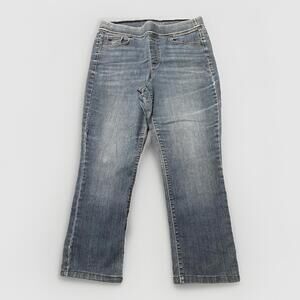 Gloria Vanderbilt Avery Slim‎ Leg Jeans Slimming Effect Womens Size 10 (34x25)